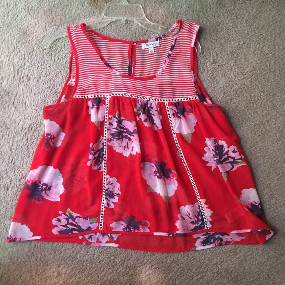 Floaty floral top 🌺